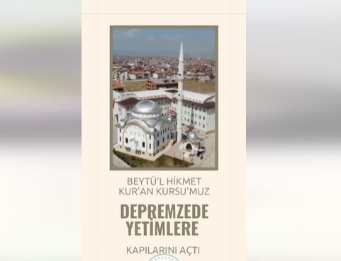 Karatay Müftülüğü Beytü'l-Hikmet Uluslararası Hâfızlık Kur'ân Kursumuzdaki depremzedelere yapmış olduğumuz hizmetlerden kareler...